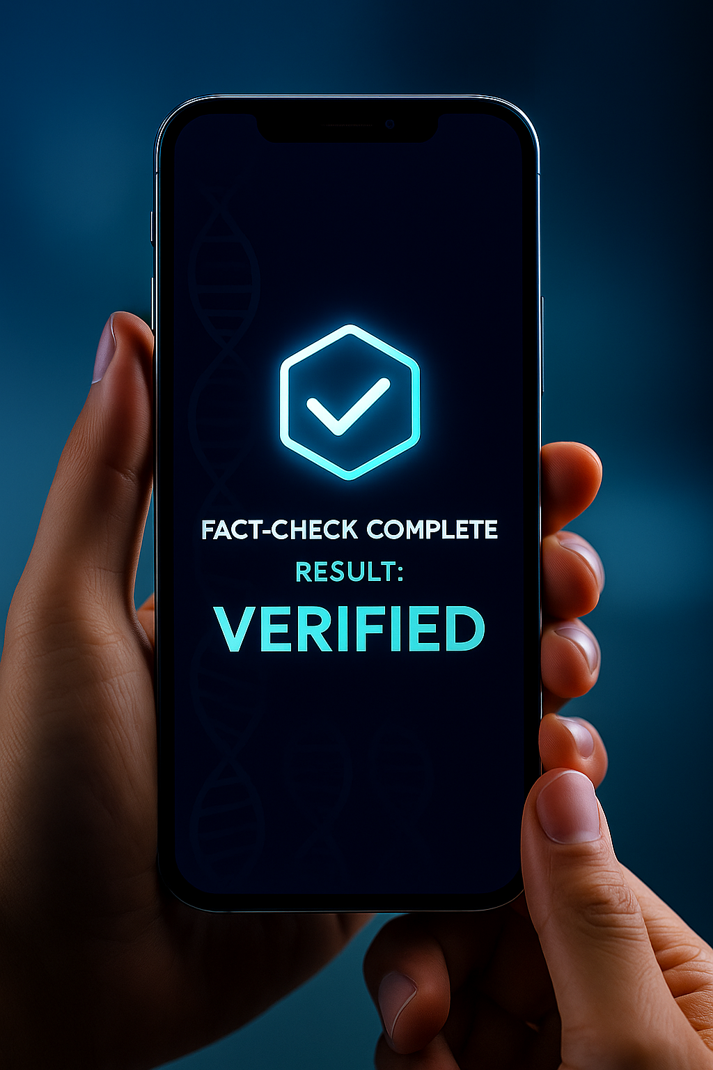 Fact-check on a phone